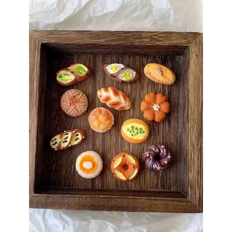 16 Scale Miniature Dollhouse Food Drinks Set 24pcs For BJD Doll Kitchens 8