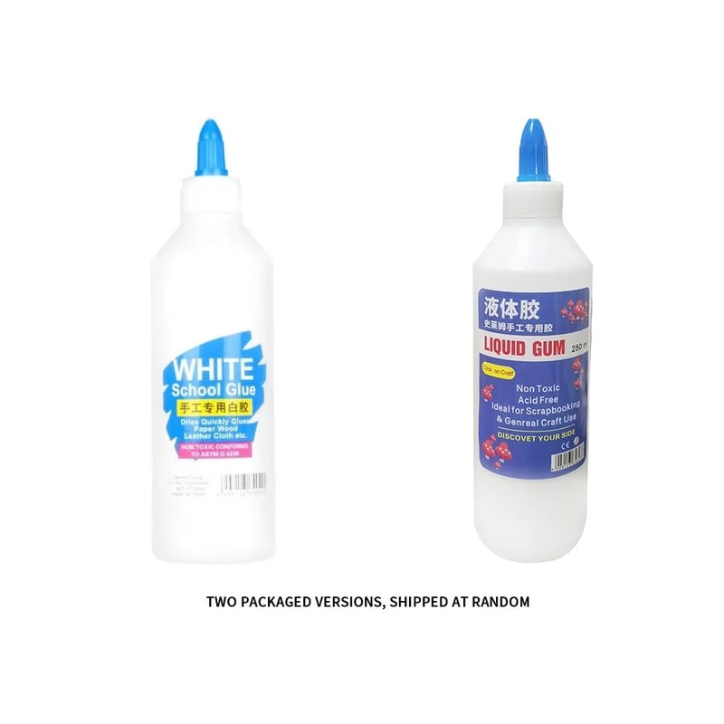 250ml FastDry White School Glue NonToxic Liquid Adhesive For Crafts Office Use 5