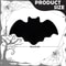 Creative Felt Bat Halloween Table Mat Halloween Table Mat NonSlip HeatResistant Decor For Spooky D 4