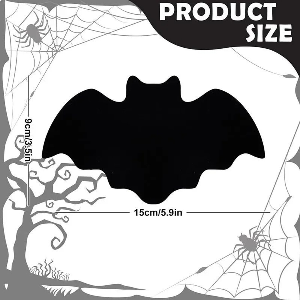 Creative Felt Bat Halloween Table Mat Halloween Table Mat NonSlip HeatResistant Decor For Spooky D 5