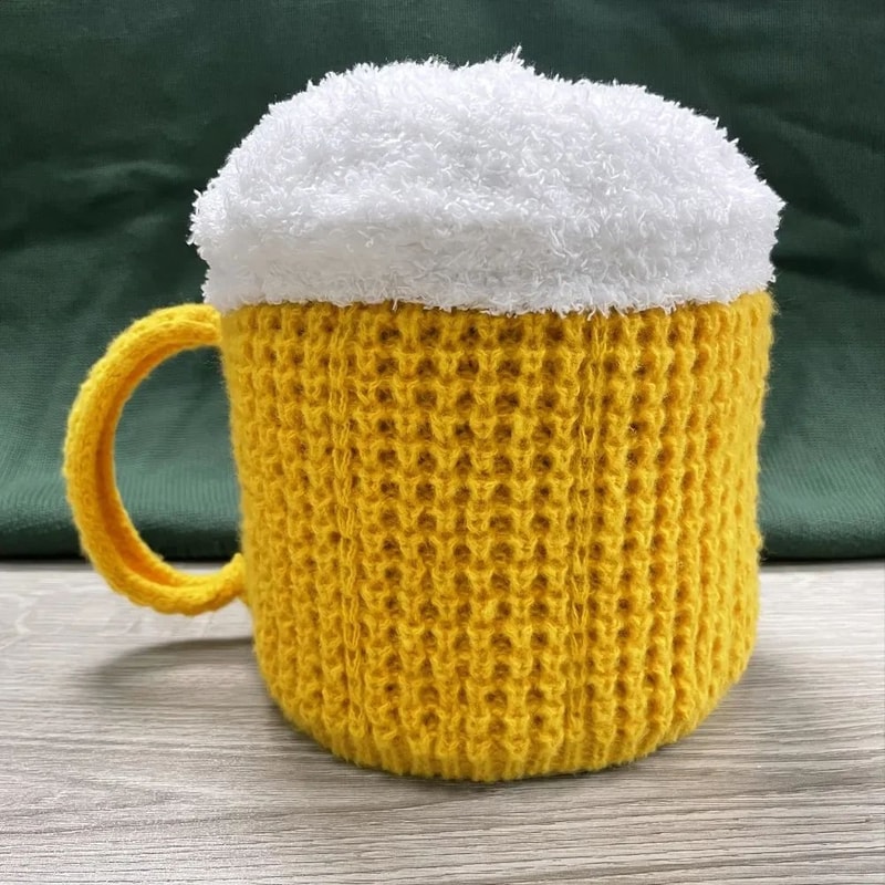 Beer Mug Hat Funny Beer Hat Novelty Beanie For Winter 2