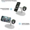 Baseus Qi2 3in1 Magnetic Wireless Charging Station Stand 15W With Cooling 3