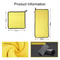UltraAbsorbent Microfiber Car Drying Towel Hemmed Car Wash Towel Detailing Cloth 118x118 In 118x23 5