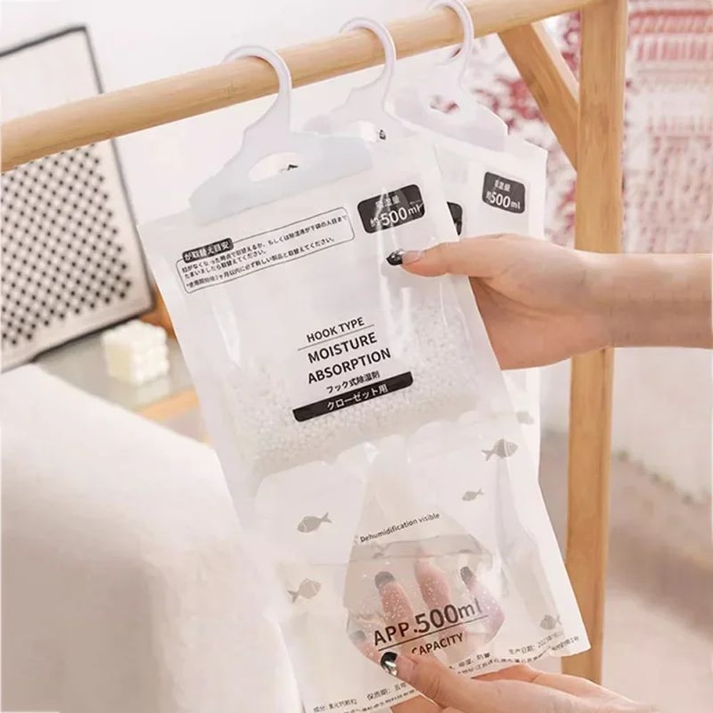 Hanging Dehumidifier Bag Moisture Absorber For Closets Small Spaces 2