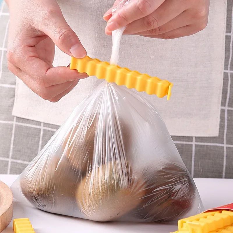 PotatoShaped Magnetic Bag Clip Sealer Set 12Piece Reusable Food Storage Clips 3