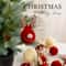 Premium Flocked Christmas Ball Ornaments Elegant Christmas Tree Decorations Window Display Orname 2
