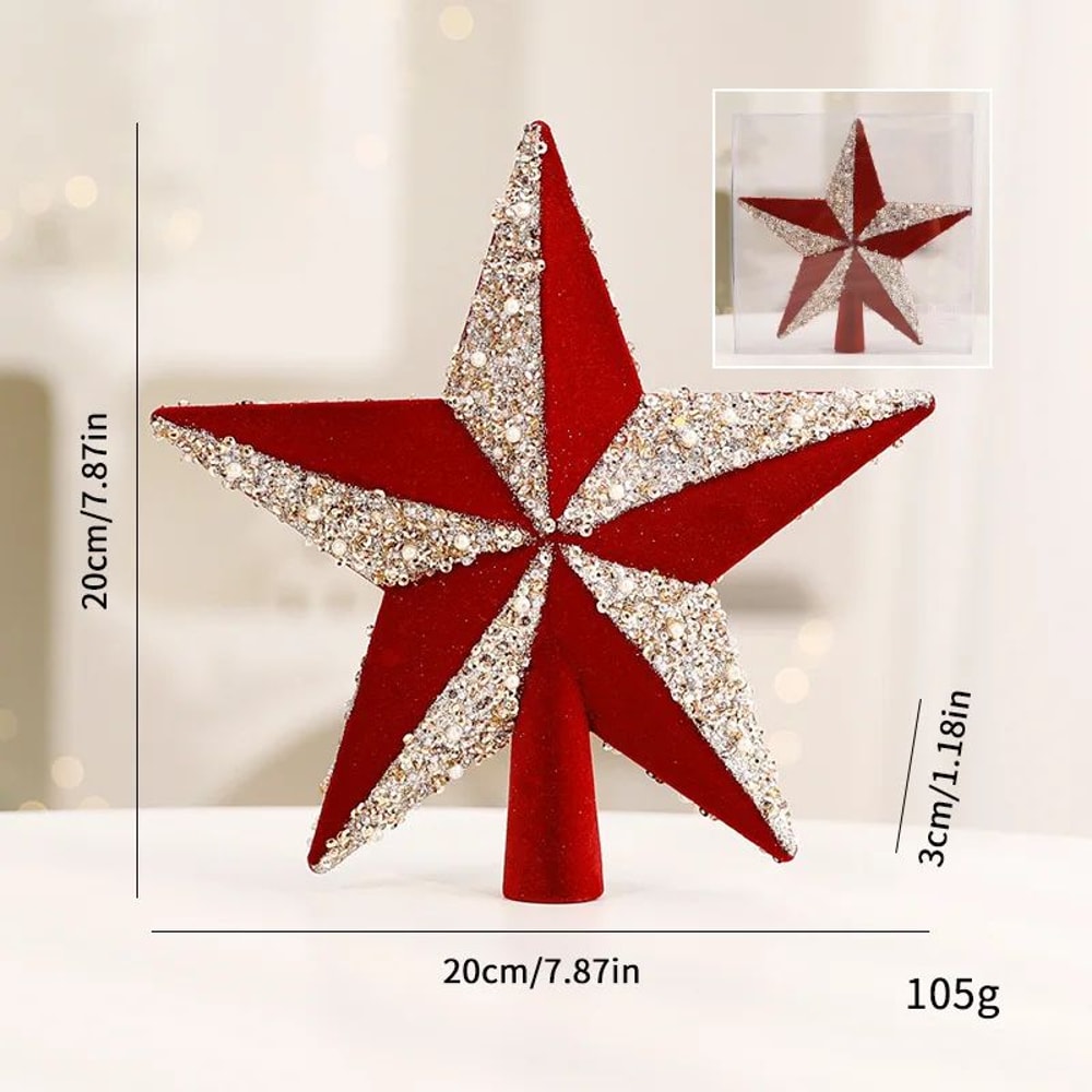 Premium Flocked Christmas Ball Ornaments Elegant Christmas Tree Decorations Window Display Orname 6