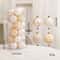 Premium Flocked Christmas Ball Ornaments Elegant Christmas Tree Decorations Window Display Orname 11