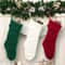 Cozy Large Knitted Christmas Stocking Gift Bag For Fireplace Holiday Decor 1