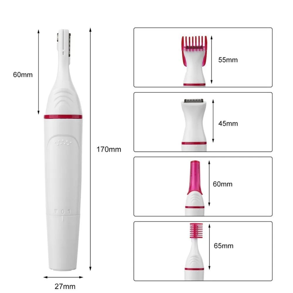 5in1 Precision Grooming Trimmer For Face Brows Body 2