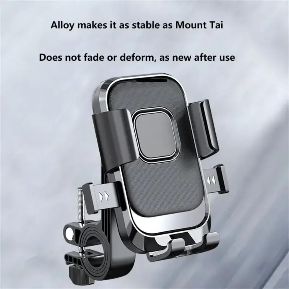 AutoLock AntiVibration Motorcycle Phone Mount For Delivery Riders 1