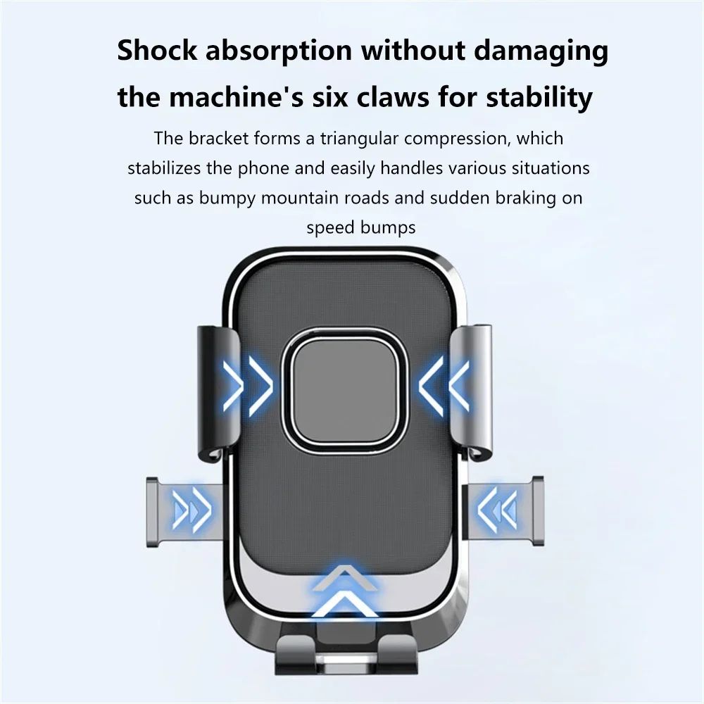 AutoLock AntiVibration Motorcycle Phone Mount For Delivery Riders 3