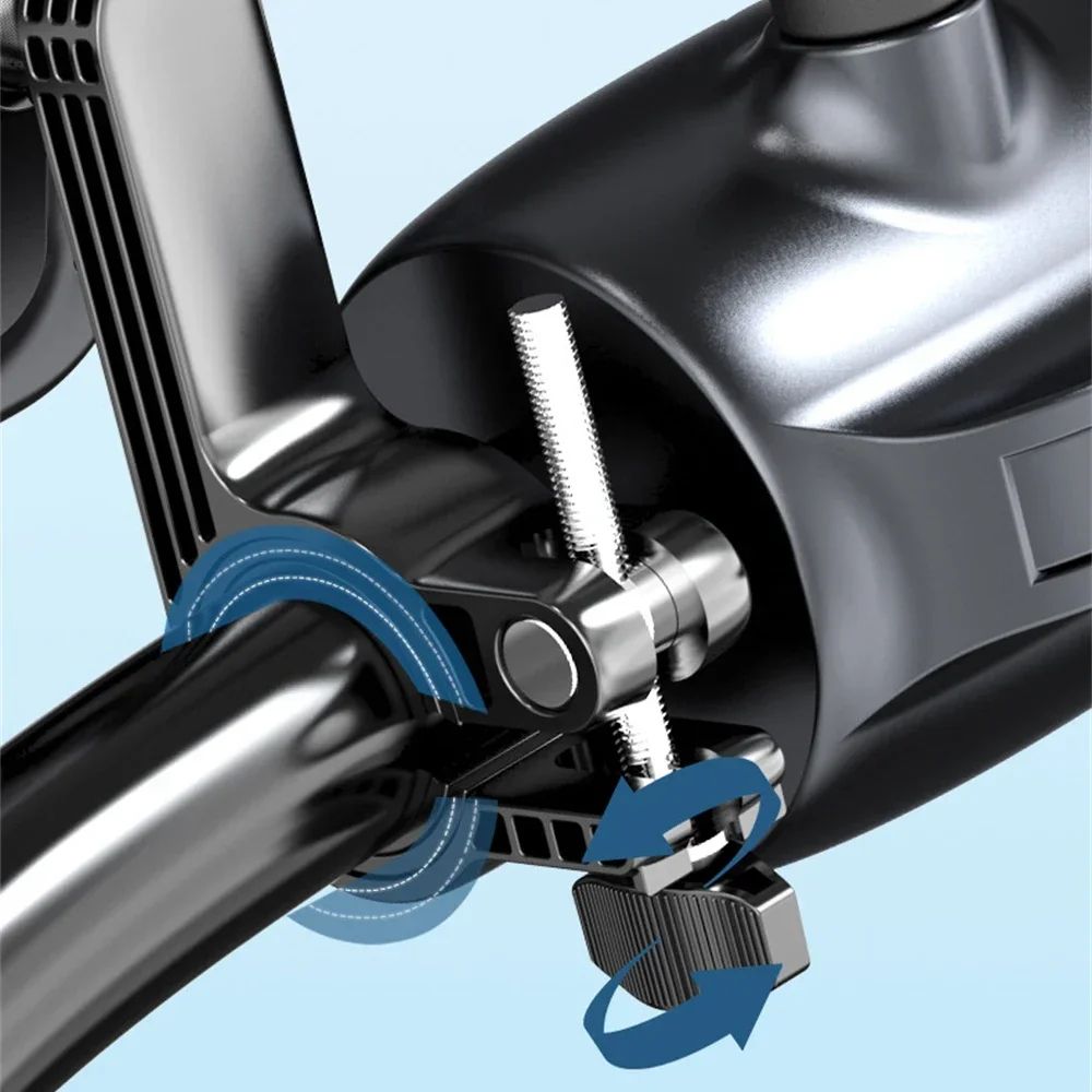 AutoLock AntiVibration Motorcycle Phone Mount For Delivery Riders 4