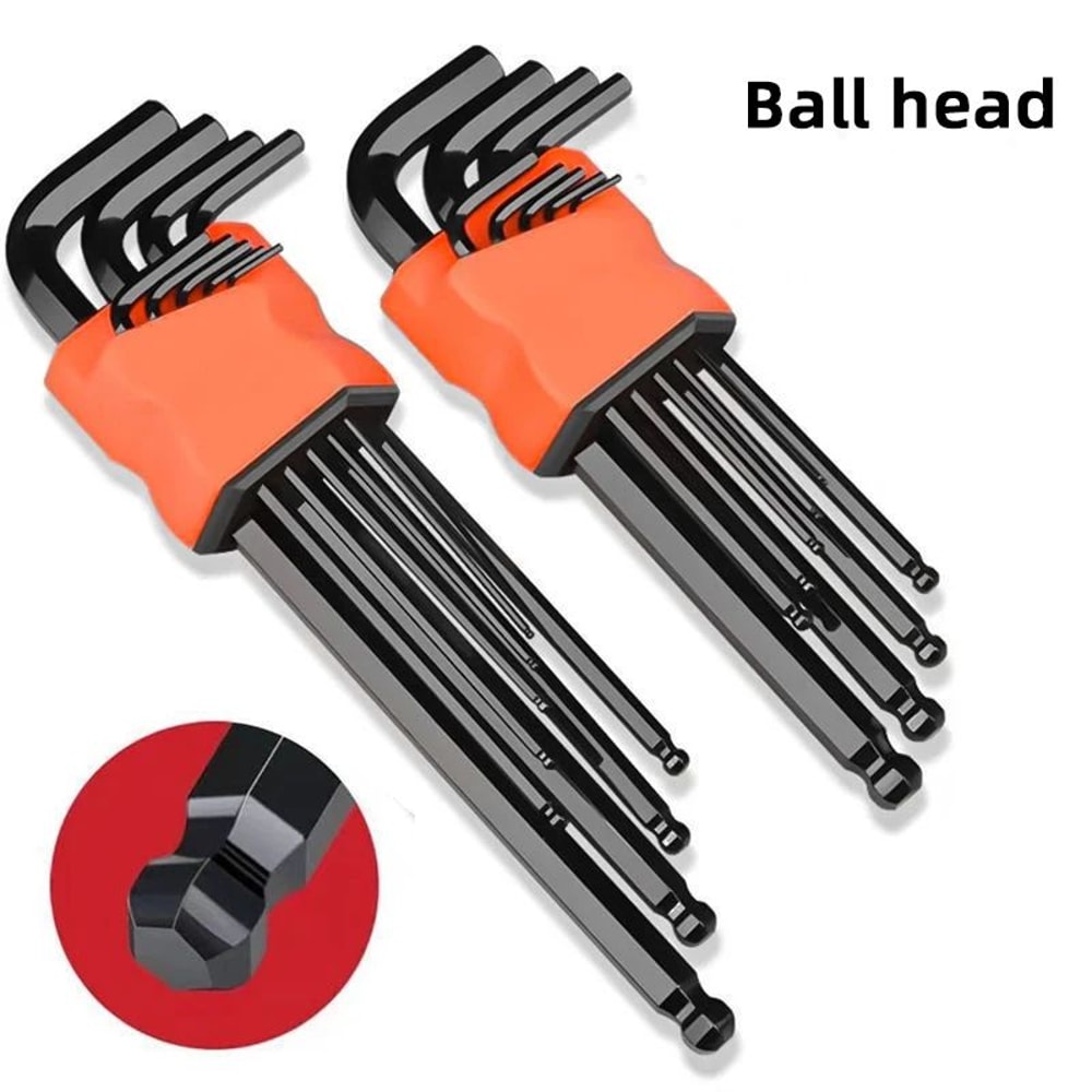 Electric Allen Key Set Metric Hex Wrench Screwdriver Kit With Torque Sleeves BoxPacked 2