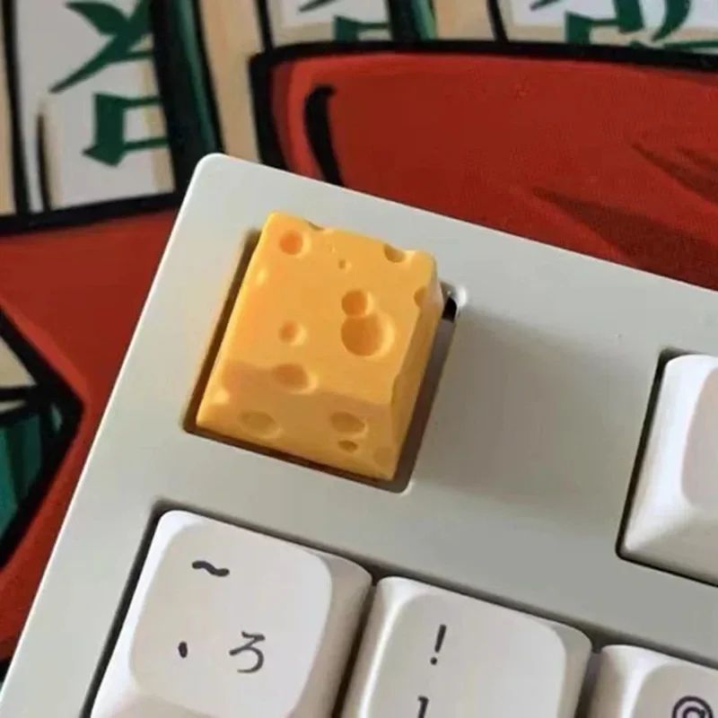Cheesecake ESC Keycap Cute Artisan Mechanical Keyboard Keycap For Custom Setups 5