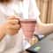 Collapsible Silicone Cup With Lid Foldable Travel Cup For Coffee Water Mouthwash 1