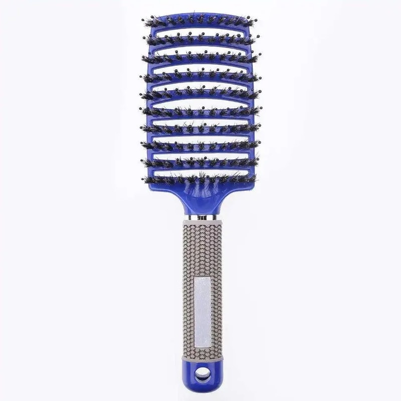 DualBristle Detangling Hair Brush For Wet Curly Hair Smooths Frizz And Adds Shine 0