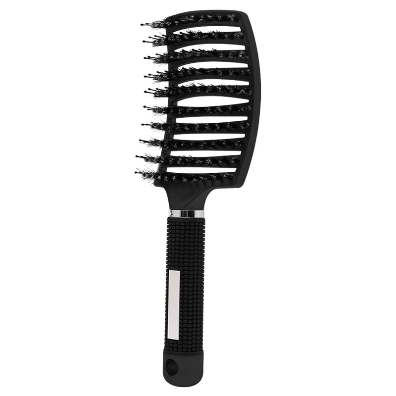 DualBristle Detangling Hair Brush For Wet Curly Hair Smooths Frizz And Adds Shine 6