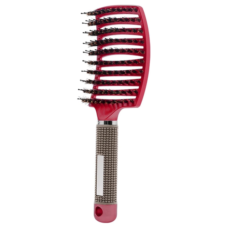 DualBristle Detangling Hair Brush For Wet Curly Hair Smooths Frizz And Adds Shine 7