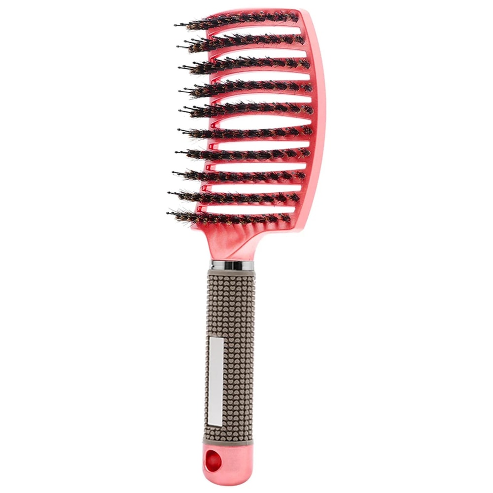 DualBristle Detangling Hair Brush For Wet Curly Hair Smooths Frizz And Adds Shine 9
