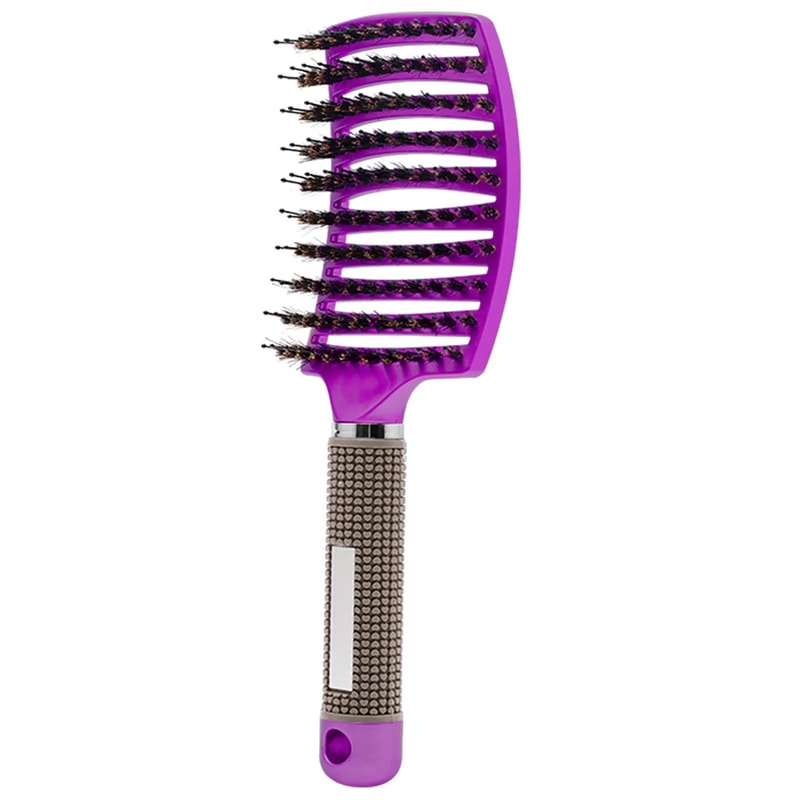 DualBristle Detangling Hair Brush For Wet Curly Hair Smooths Frizz And Adds Shine 10