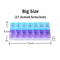 Portable 7 Day Pill Organizer Travel Case With 14 Compartments AM PM Weekly Pill Box 3