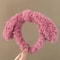 Plush Hairband Rabbit Ear Spa Headband For Face Wash And Makeup 1