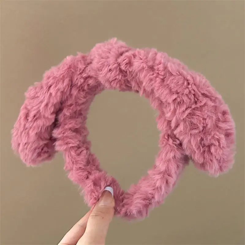 Plush Hairband Rabbit Ear Spa Headband For Face Wash And Makeup 1