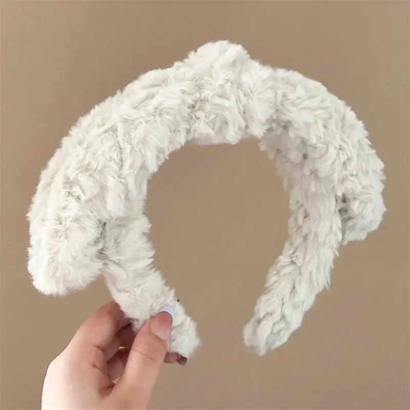 Plush Hairband Rabbit Ear Spa Headband For Face Wash And Makeup 6