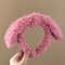 Plush Hairband Rabbit Ear Spa Headband For Face Wash And Makeup 8