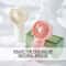 Portable Mini Fan For Travel Lightweight Handheld Fan With AAA Battery Power PocketSize Cooling 2