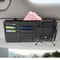 Car Sun Visor Organizer Pouch With Sunglasses Holder Card Slots License Tickets Receipts 3