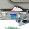 Car Sun Visor Organizer Pouch With Sunglasses Holder Card Slots License Tickets Receipts 4