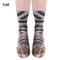 Unisex 3D Animal Paw Socks Crew Novelty Pair For Cosplay And Gag Gifts 2