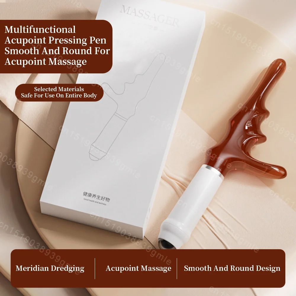 Trigger Point Acupressure Massage Stick Deep Tissue Manual Back And Foot Tool 5