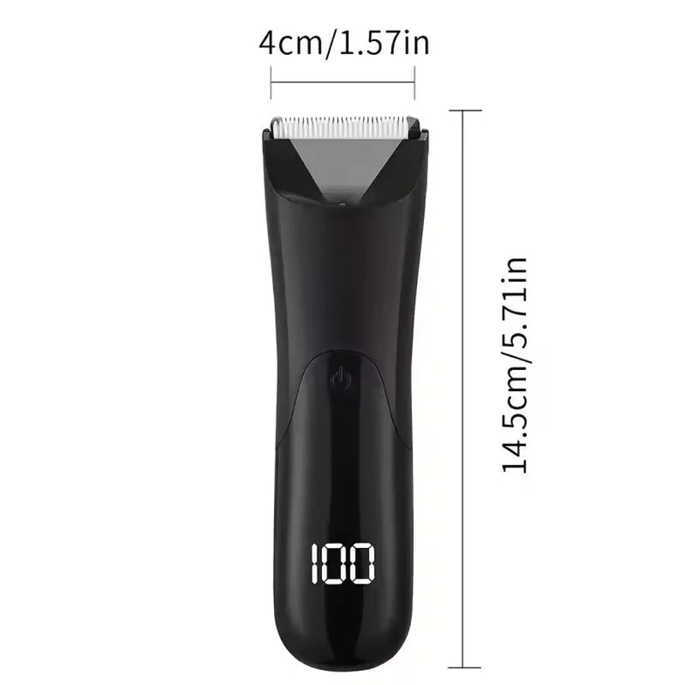 Mens Body Trimmer With Ceramic Blade For Groin And Underarm Grooming 0