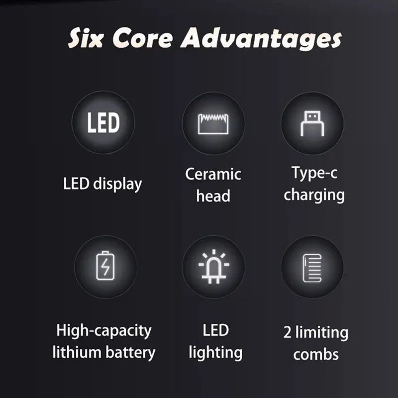 Mens Body Trimmer With Ceramic Blade For Groin And Underarm Grooming 3