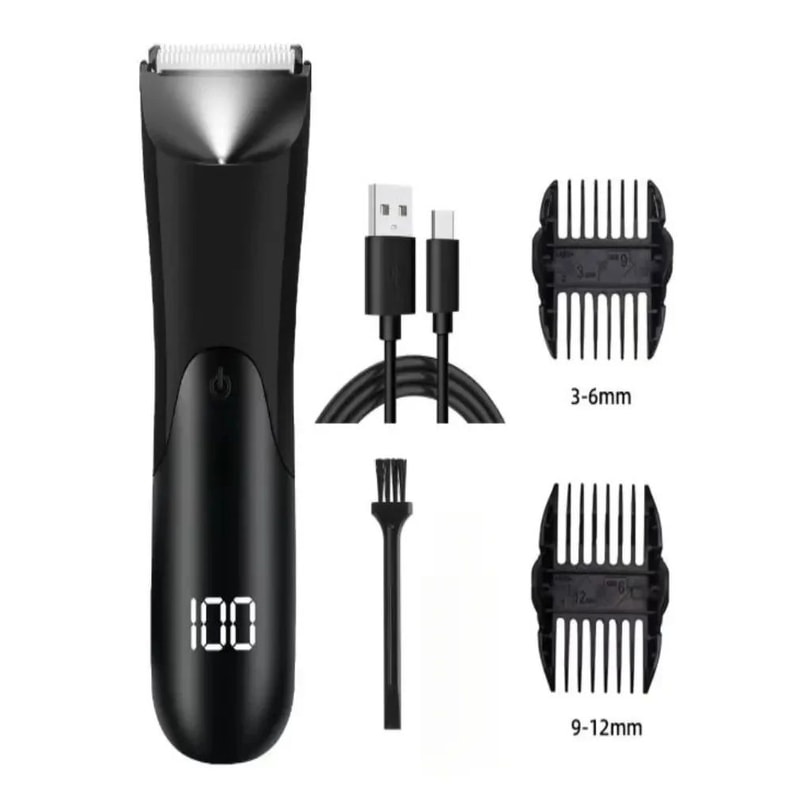 Mens Body Trimmer With Ceramic Blade For Groin And Underarm Grooming 5