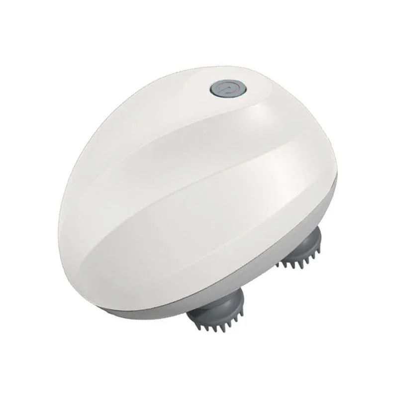 Electric Head Massager USB Rechargeable Scalp Massager For DeepKneading Neck Shoulder Relief 6