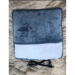 constant-heat usb foot warmer plush mat, washable electric heating pad for cozy feet