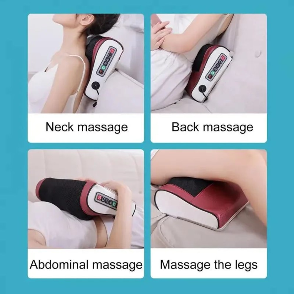 DeepKnead Heated Neck Shoulder Massager Pillow Neck And Shoulder Massager With Heat Back Massage P 1