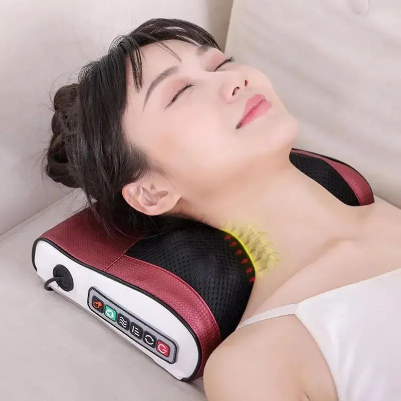 DeepKnead Heated Neck Shoulder Massager Pillow Neck And Shoulder Massager With Heat Back Massage P 3