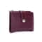 CH Compact PU Leather Card Holder Wallet For Women Small SnapClosure Wallet 1