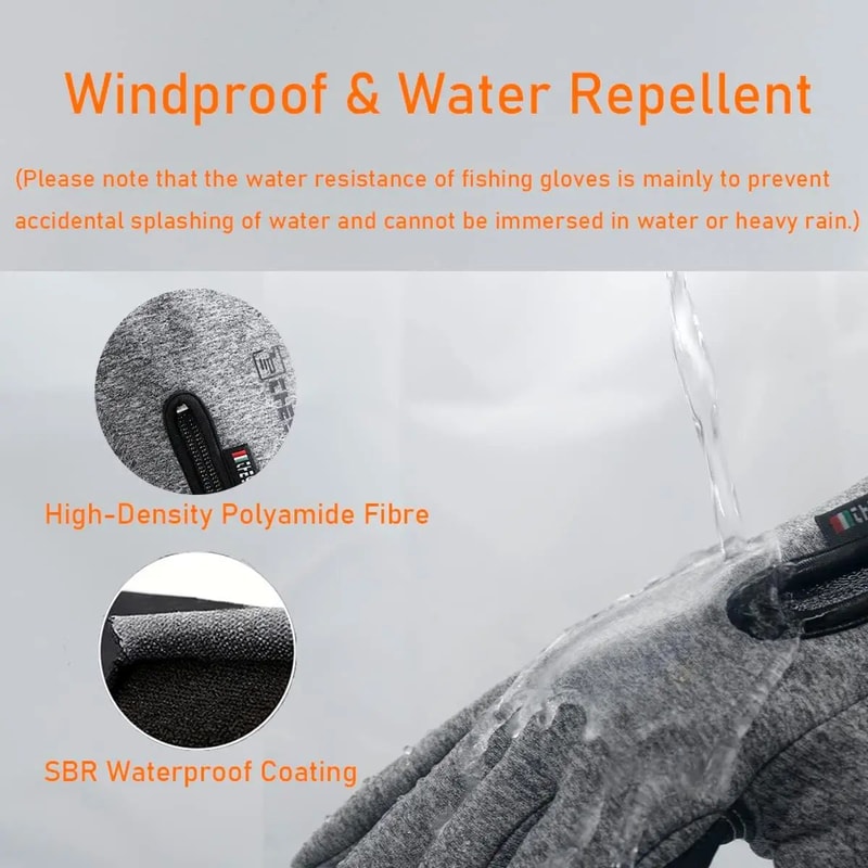 ArcticRide Waterproof Winter Gloves For Men Thermal Fleece Touchscreen NonSlip Grip 4