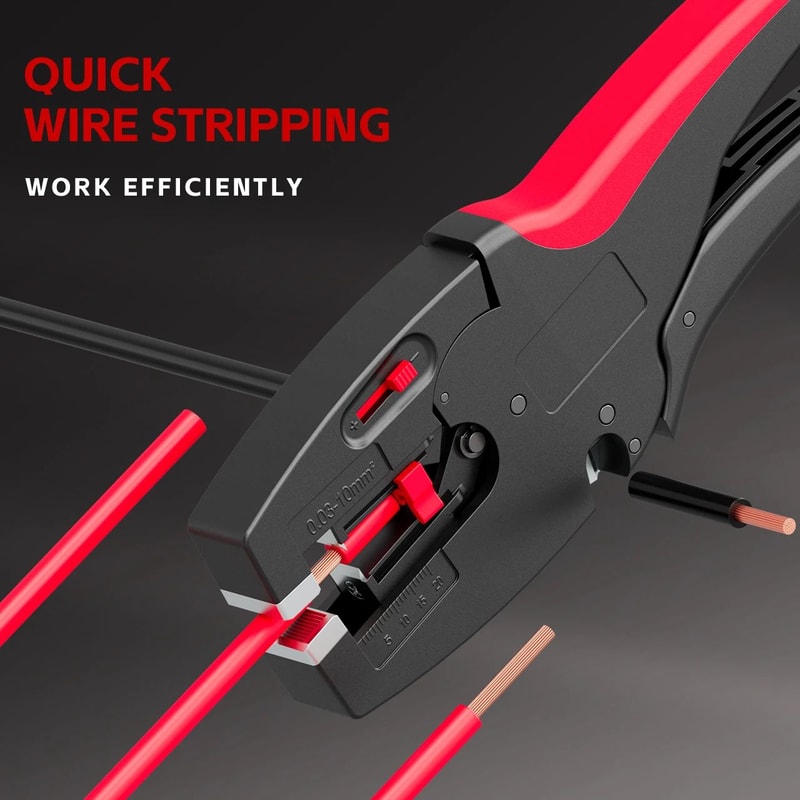 SelfAdjusting Automatic Wire Stripper And Cutter Pliers For 327 AWG 3