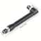 Right Angle Screwdriver And Angle Socket Wrench 14 Inch Hex Bit Driver LShaped Dual Head Tool 5