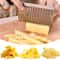 Stainless Steel Crinkle Cutter Wavy Slicer For Potatoes Fries Fruits Veggies 0