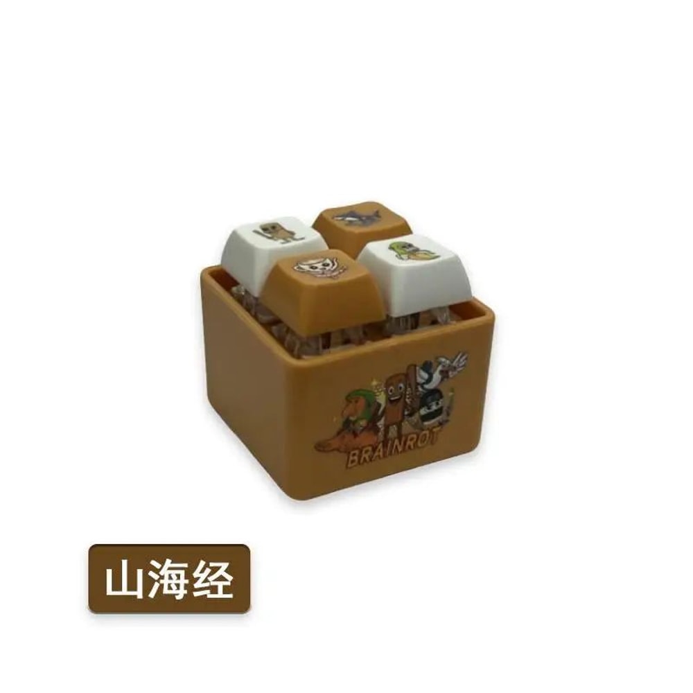 Rechargeable Croaking Frog Fidget Keychain With LED Lights Stress Relief Clicker Charm 8