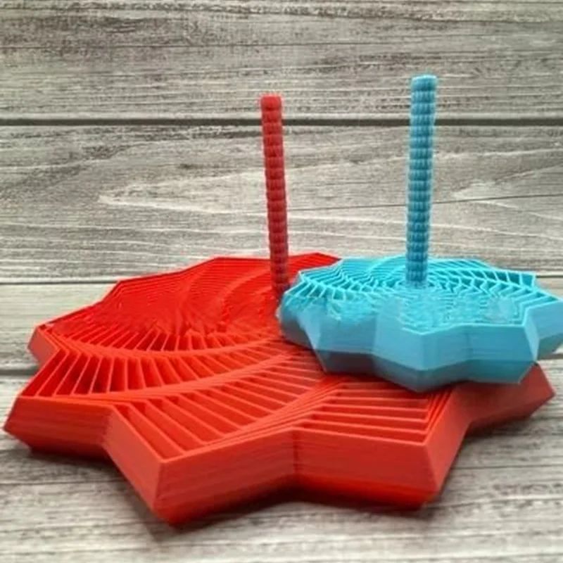 Expanded Sensory Fidget Star 3D Spiral Spinner Desk Toy 1