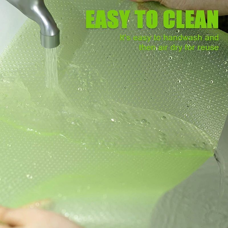 4PCS 177 X 118 In EVA Fridge Mats And Refrigerator Shelf Liners Washable Waterproof CuttoFit 3